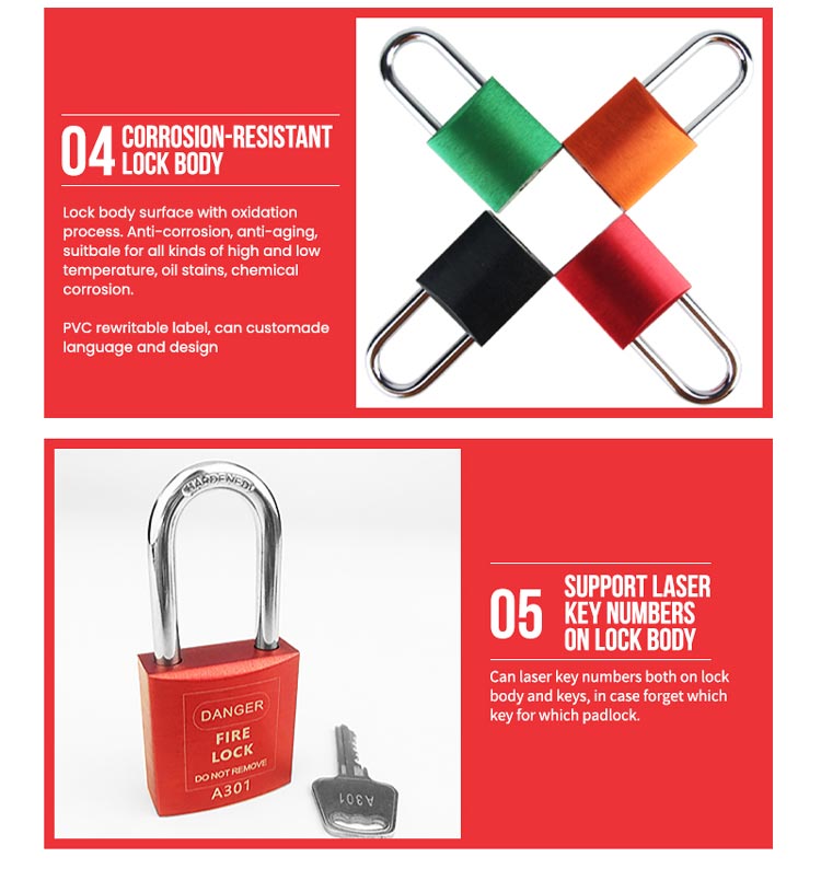 Auto-pop Padlock Aluminum Padlock BD-A48